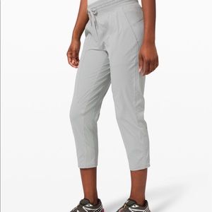 Lululemon Light Grey Dance Studio Crop